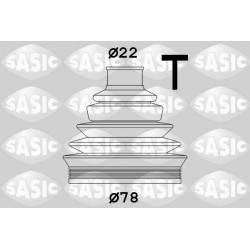 Kit Soufflet De Cardan Pour Peugeot Fiat 500 Alfa Romeo Citroën 3293F1 46307575