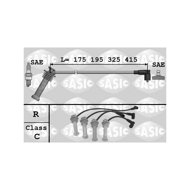 Faisceau D'Allumage Pour Ford Mazda Volvo 1110740 C20118160A 30731424 1110741