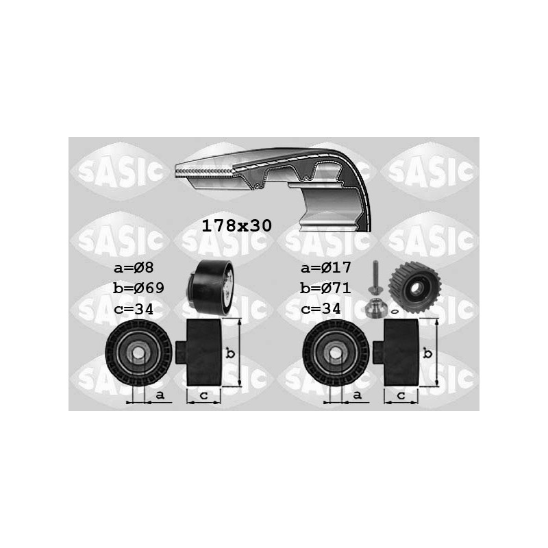 Kit De Distribution Pour Fiat Ducato Iveco Daily III IV
