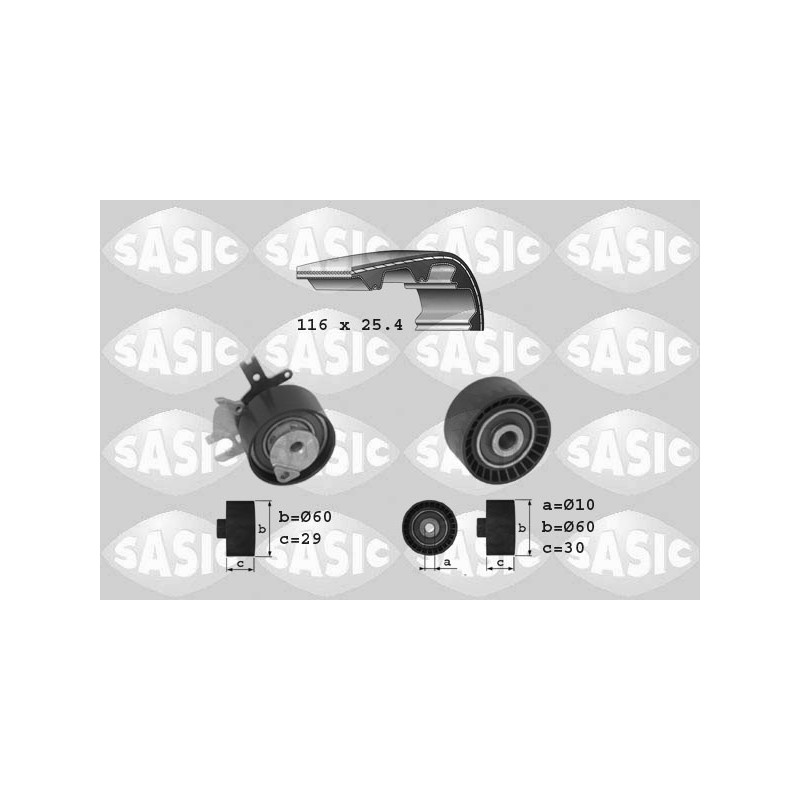 Kit De Distribution Pour Peugeot Fiat Ford Citroën 083192 9400831929 1231979