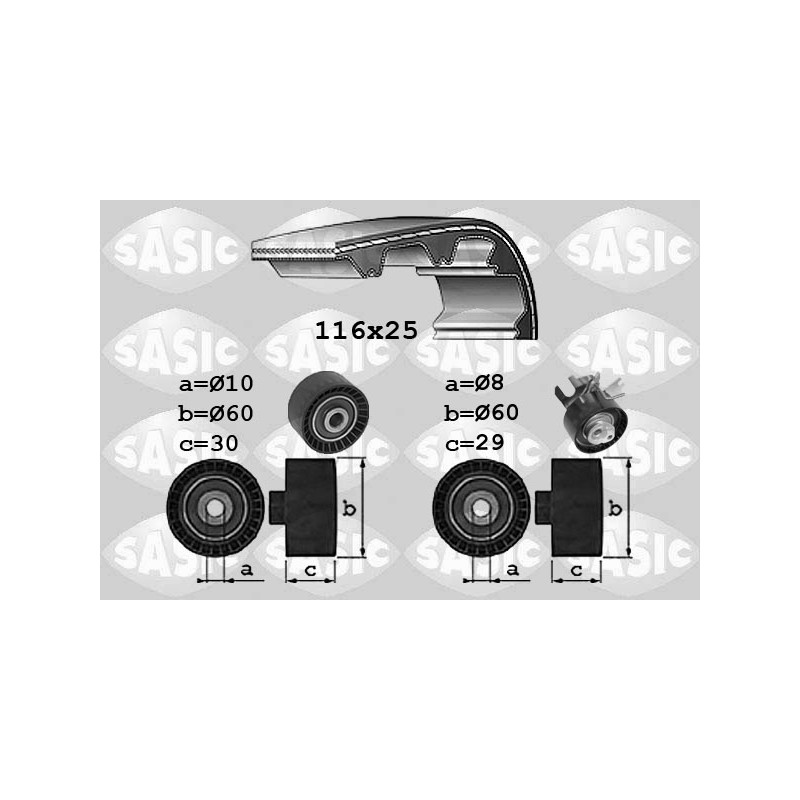 Kit De Distribution Pour Peugeot Fiat Ford Citroën 0831Q0 9467642580 1683833