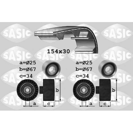 Kit De Distribution Pour Peugeot Renault Opel Fiat 081832 7701471774 4501807