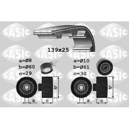 Kit De Distribution Pour Peugeot Ford Fiesta VI Citroën DS 1608747680 1754317