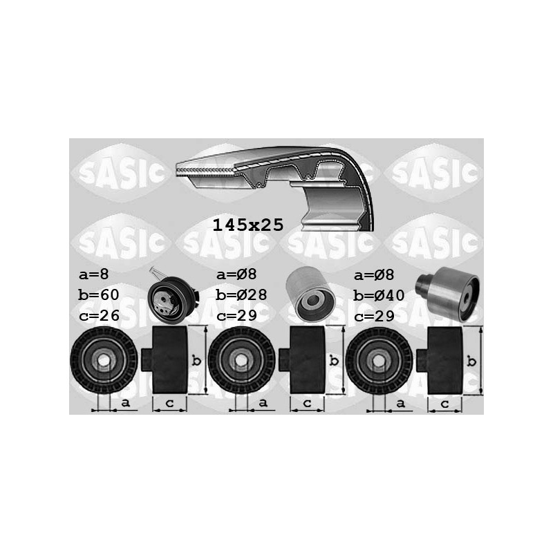 Kit De Distribution Pour VW Audi A3 Seat Skoda 04L198119D 04L198119J 04L198119T