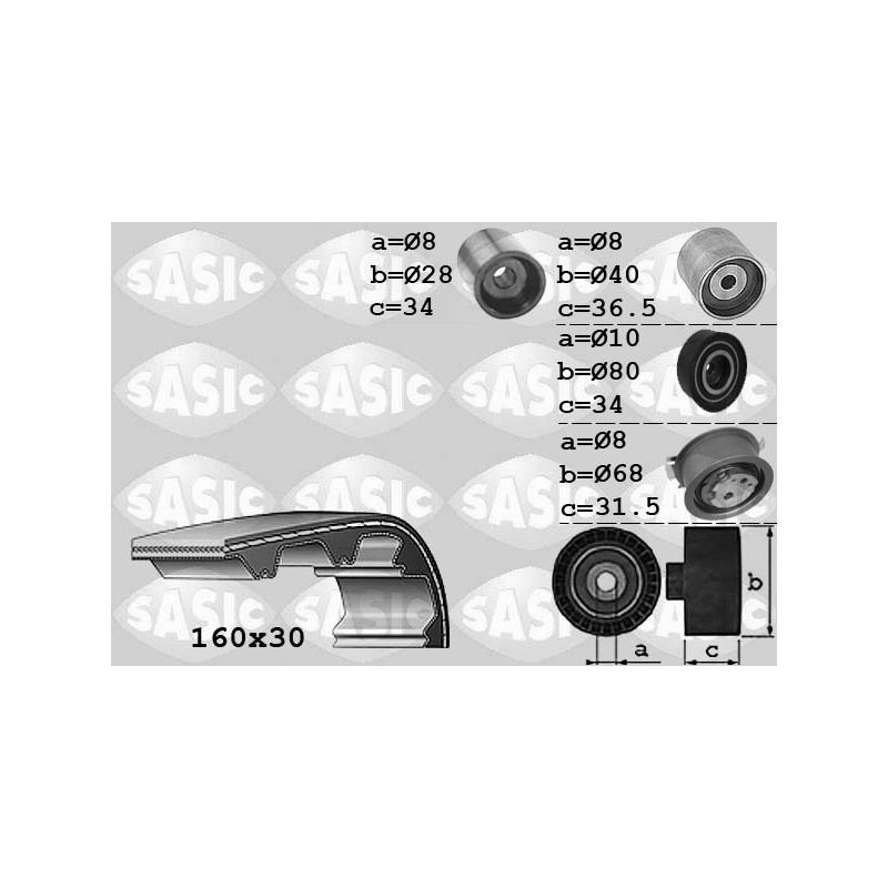 Kit De Distribution Pour VW Audi Seat Skoda 03L198119 03L198119E 03L198119N