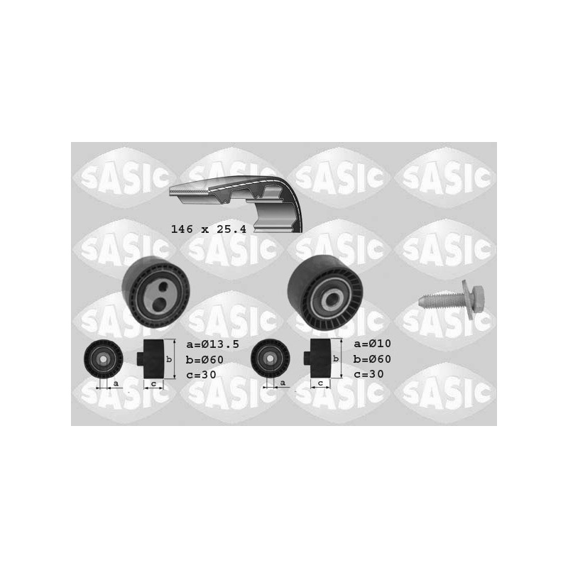 Kit De Distribution Pour Peugeot Fiat Citroën Lancia 083160 9467626980 083161