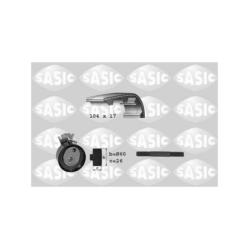 Kit De Distribution Pour Peugeot Fiat Citroën 083186 9400831869 083187 0831S0