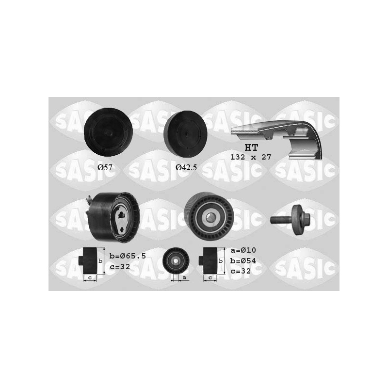 Kit De Distribution Pour Renault Dacia Nissan 130C17529R 1680600Q0L 7701477014