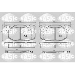 Plaquettes De Frein Avant Pour Peugeot 106 I II Citroën AX C15 ZX