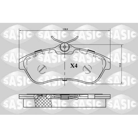 Plaquettes De Frein Avant Pour Citroën C2 C3 I 1611334680 425237 425372