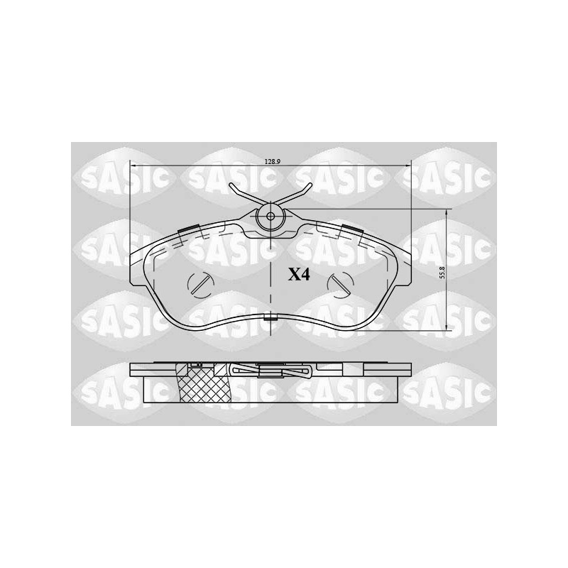 Plaquettes De Frein Avant Pour Citroën C2 C3 I 1611334680 425237 425372