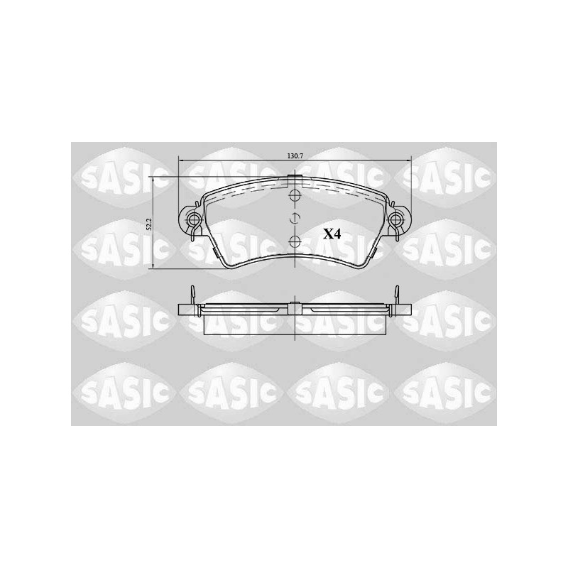 Plaquettes De Frein Avant Pour Peugeot 206 306 Citroën Xsara