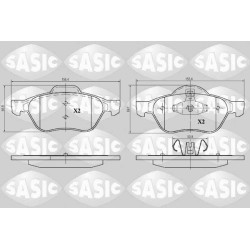 Plaquettes De Frein Avant Pour Renault Clio III Grand Scénic II 410601237R
