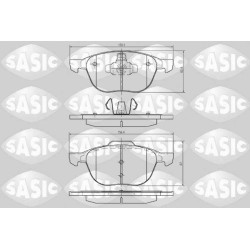 Plaquettes De Frein Avant Pour Ford C-Max Mazda Volvo 2048661 BPYK3323Z 30736923