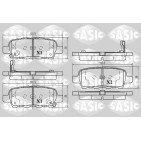 Plaquettes De Frein Arrière Pour Renault Nissan Suzuki 410601408R 44060AL585