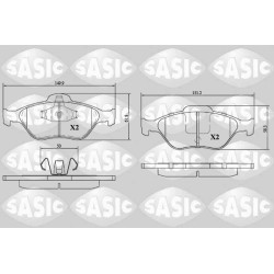 Plaquettes De Frein Avant Pour Ford Fiesta IV V Fusion KA Puma Street Mazda 2