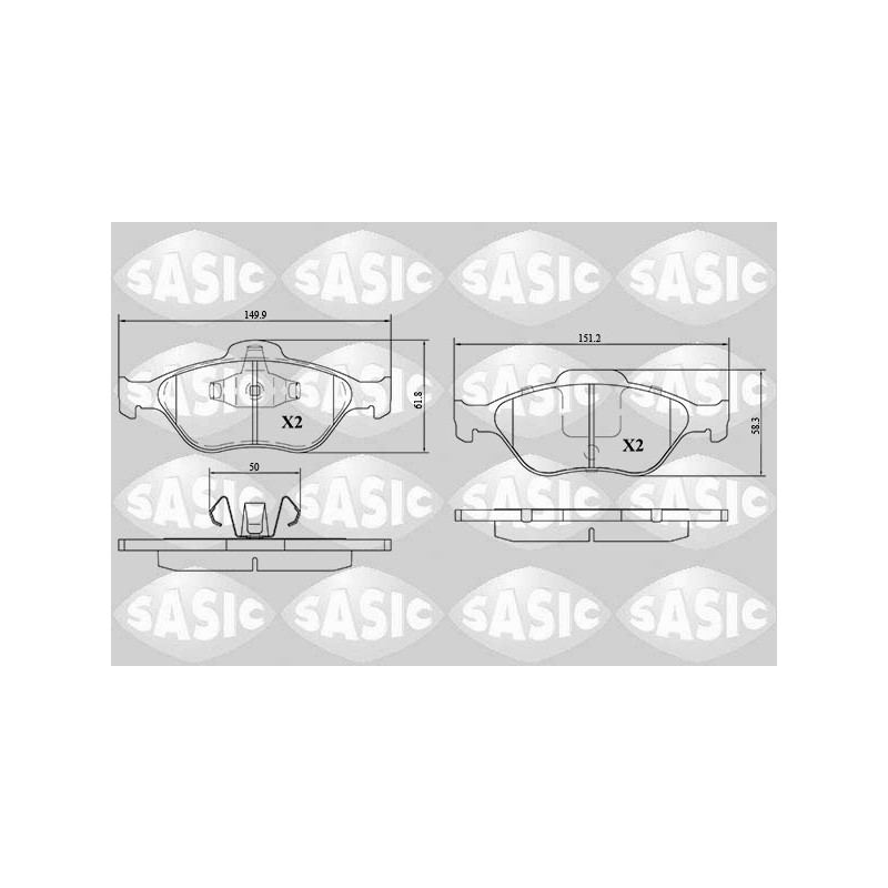 Plaquettes De Frein Avant Pour Ford Fiesta IV V Fusion KA Puma Street Mazda 2