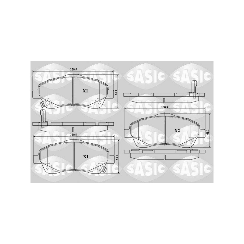Plaquettes De Frein Avant Pour Toyota Avensis Corolla 0446505280