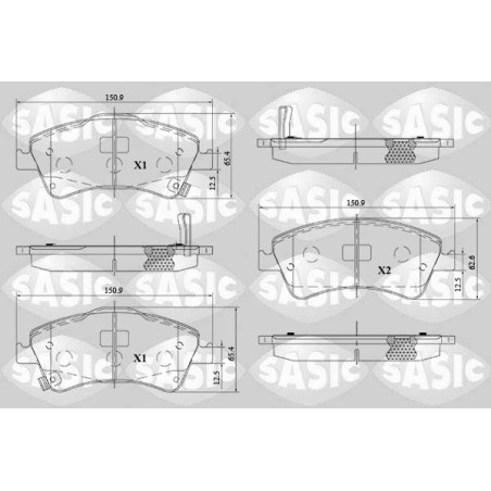 Plaquettes De Frein Avant Pour Toyota Auris Avensis Corolla Verso 0446502190