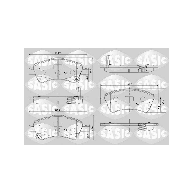 Plaquettes De Frein Avant Pour Toyota Auris Avensis Corolla Verso 0446502190