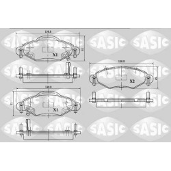 Plaquettes De Frein Avant Pour Toyota Yaris 044650D010 044650D040 04465YZZCR