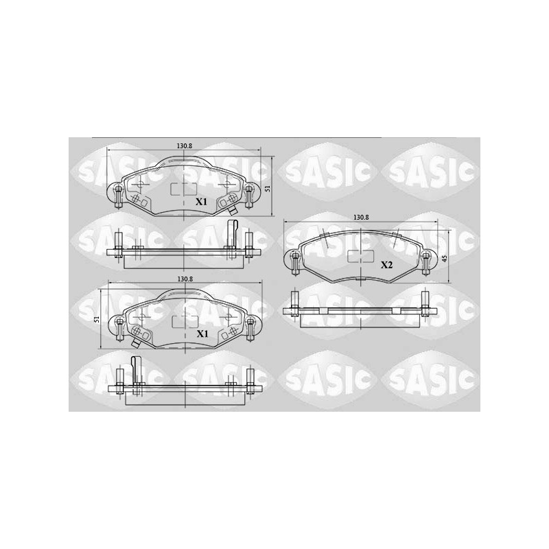 Plaquettes De Frein Avant Pour Toyota Yaris 044650D010 044650D040 04465YZZCR