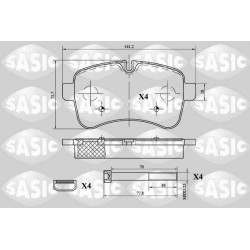 Plaquettes De Frein Arrière Pour Iveco Daily Citys IV VI 42555917