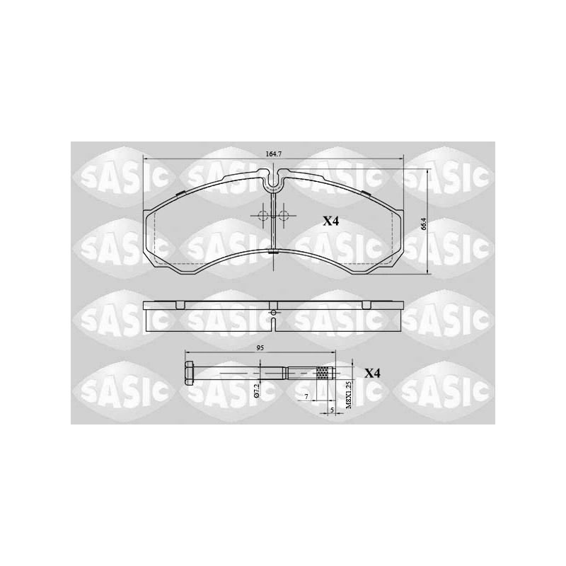 Plaquettes De Frein Arrière Pour Iveco Daily II III 1906401 19092981 2992339