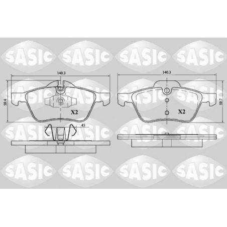 Plaquettes De Frein Avant Pour Mini Mini 34111503076 34116761287 34116765446