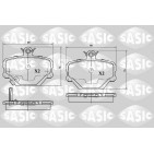 Plaquettes De Frein Avant Pour Smart Cabrio City-Coupé Crossblade 0001431V002