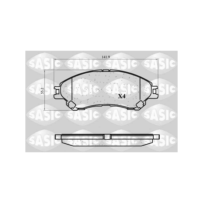 Plaquettes De Frein Avant Pour Suzuki S-Cross SX4 Vitara 5581061M02