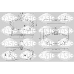 Plaquettes De Frein Avant Pour Chrysler PT Cruiser 5086364AA 5086364AB