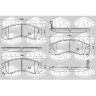 Plaquettes De Frein Avant Pour Peugeot Citroën Mitsubishi 1620368480 4605A730
