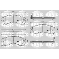 Plaquettes De Frein Avant Pour Peugeot Citroën Mitsubishi 1620368480 4605A730