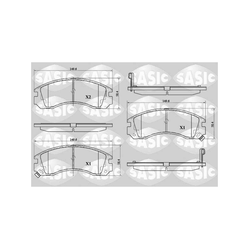 Plaquettes De Frein Avant Pour Peugeot Citroën Mitsubishi 1620368480 4605A730