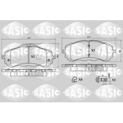 Plaquettes De Frein Avant Pour Peugeot 308 II Opel Toyota Citroën 1610428780