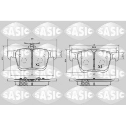 Plaquettes De Frein Arrière Pour VW Audi A3 Q2 Seat Skoda 8V0698451F