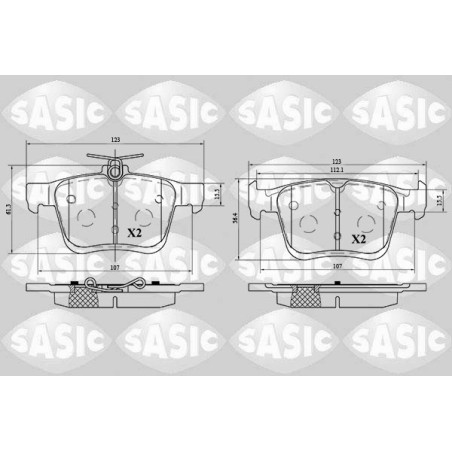 Plaquettes De Frein Arrière Pour VW Audi A3 Q2 Seat Skoda 8V0698451F