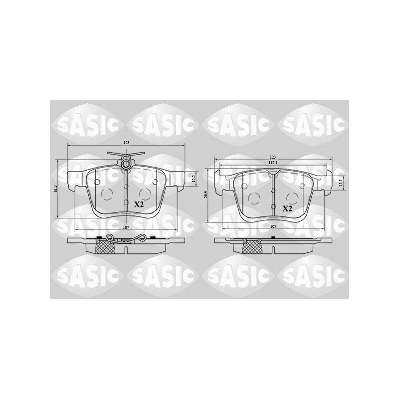 Plaquettes De Frein Arrière Pour VW Audi A3 Q2 Seat Skoda 8V0698451F