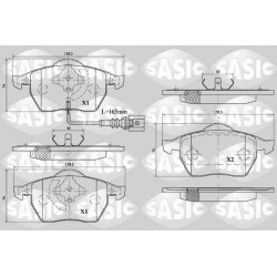 Plaquettes De Frein Avant Pour VW Bora Audi Seat Skoda 1J0698151K 1J0698151M