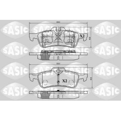 Plaquettes De Frein Arrière Pour Mini Mini 34211503077 34216761288 34216762871