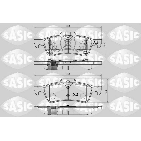 Plaquettes De Frein Arrière Pour Mini Mini 34211503077 34216761288 34216762871