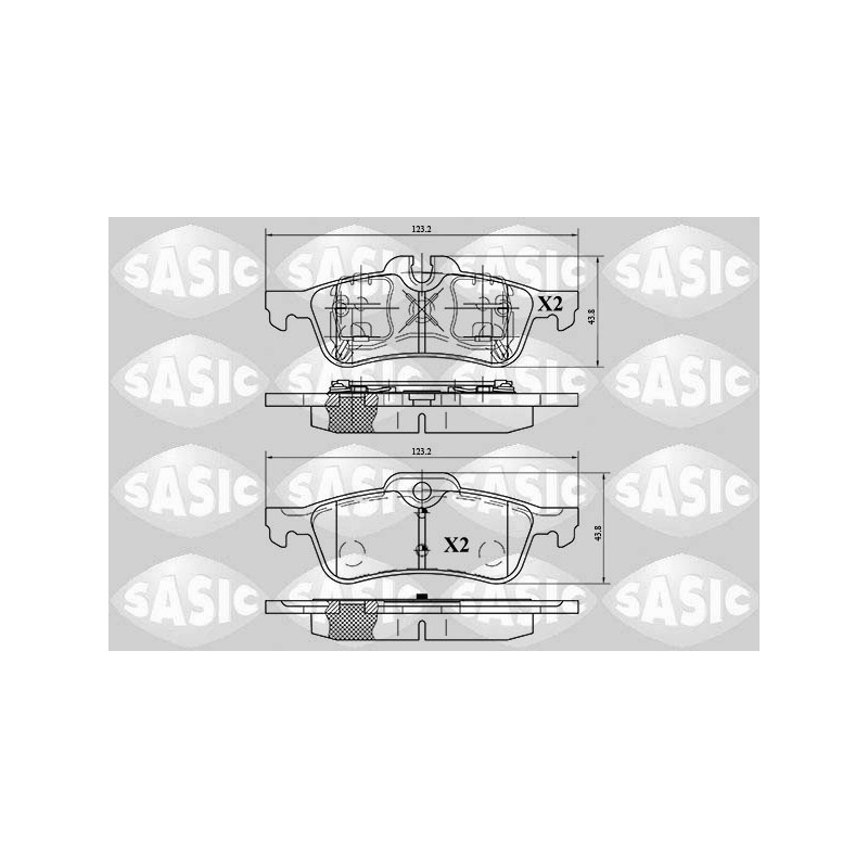 Plaquettes De Frein Arrière Pour Mini Mini 34211503077 34216761288 34216762871
