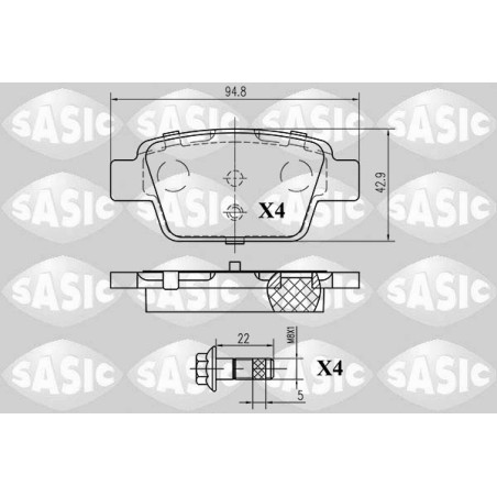 Plaquettes De Frein Arrière Pour Fiat Alfa Romeo Lancia 71769094 77362768