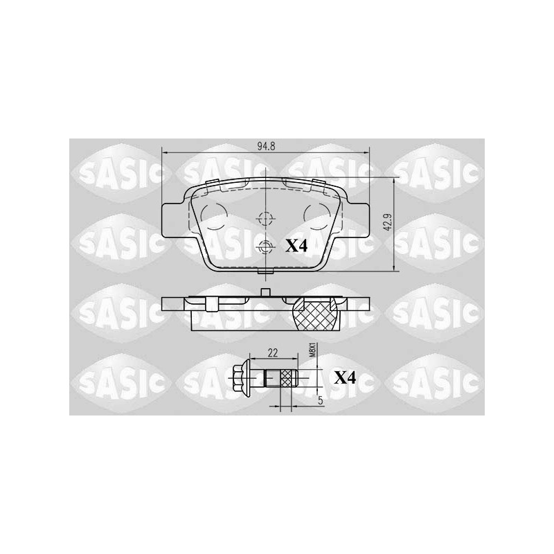 Plaquettes De Frein Arrière Pour Fiat Alfa Romeo Lancia 71769094 77362768