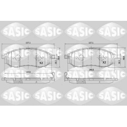 Plaquettes De Frein Avant Pour Renault Koleos I Nissan Murano I II Qashqai +2