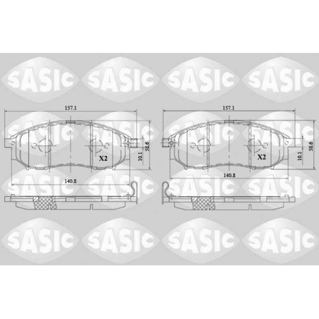 Plaquettes De Frein Avant Pour Renault Koleos I Nissan Murano I II Qashqai +2