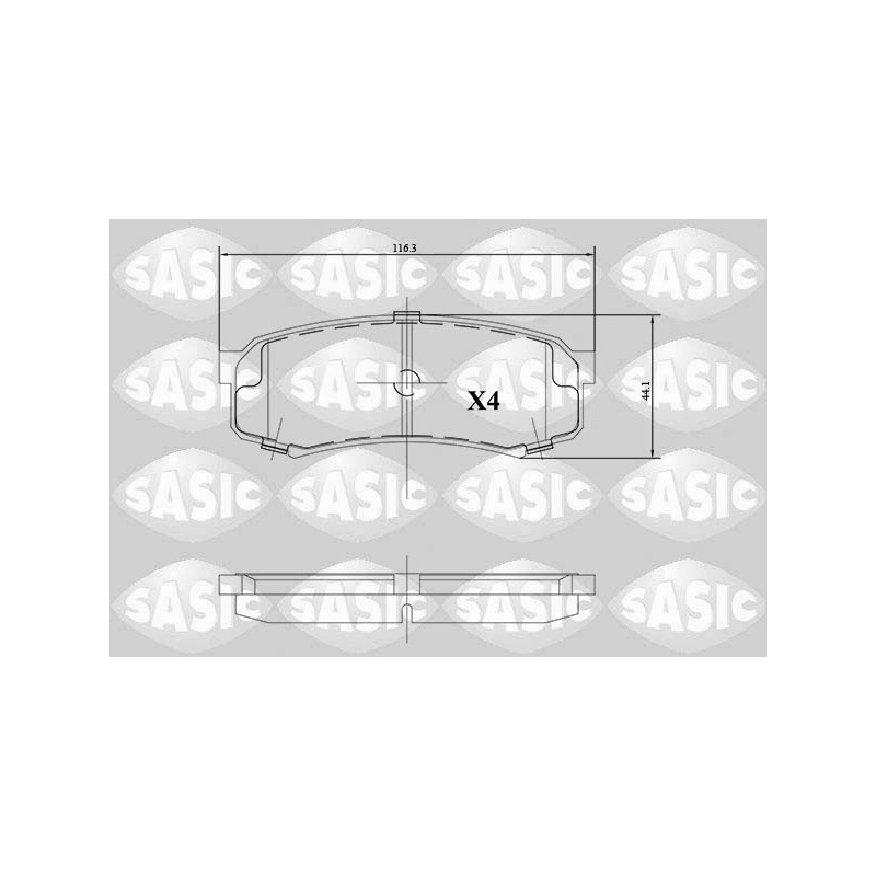 Plaquettes De Frein Arrière Pour Toyota Land Cruiser 80 90 Hardtop Prado Van