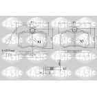 Plaquettes De Frein Arrière Pour VW Seat Ford 7M3698451 1133447 7M3698451B