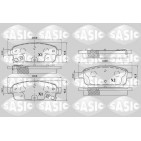 Plaquettes De Frein Arrière Pour Opel Van Chevrolet Station Wagon Orlando Trax